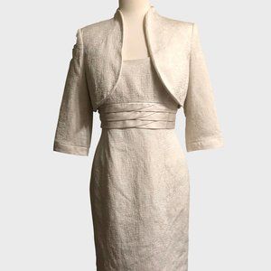 Vintage Jones New York sleeveless dress w Bolero